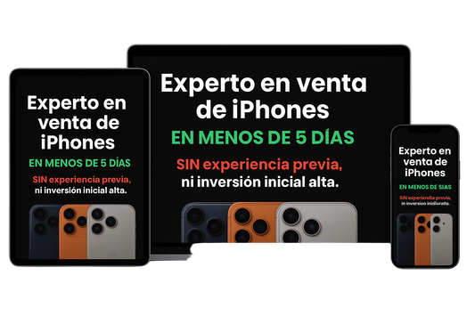 EL NEGOCIO DE IPHONES: DOMINA LA VENTA DE IPHONES EN MENOS DE 5 DÍAS + 4 BONUS GRATIS